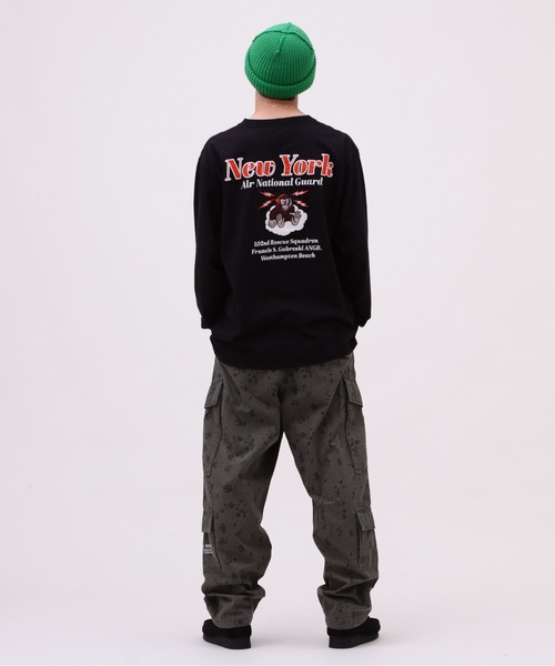 AVIREX(アヴィレックス)の「L/S T-SHIRT COMBAT RESCUE / 長袖 Tシャツ コンバット レスキュー / AVIREX / アヴィレックス(Tシャツ/カットソー・メンズ・ホワイト/ブラック/オリーブ/ピンク・MEDIUM/LARGE/X-LARGE/XX-LARGE)」の12枚目の写真