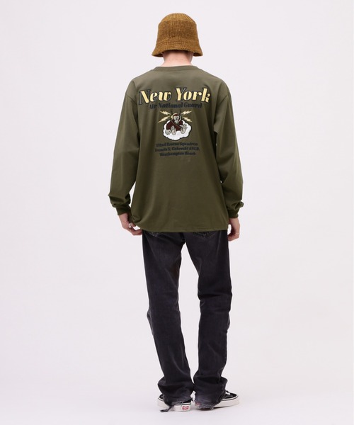 AVIREX(アヴィレックス)の「L/S T-SHIRT COMBAT RESCUE / 長袖 Tシャツ コンバット レスキュー / AVIREX / アヴィレックス(Tシャツ/カットソー・メンズ・ホワイト/ブラック/オリーブ/ピンク・MEDIUM/LARGE/X-LARGE/XX-LARGE)」の16枚目の写真