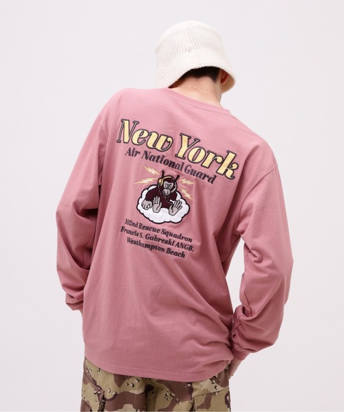 AVIREX(アヴィレックス)の「L/S T-SHIRT COMBAT RESCUE / 長袖 Tシャツ コンバット レスキュー / AVIREX / アヴィレックス(Tシャツ/カットソー・メンズ・ホワイト/ブラック/オリーブ/ピンク・MEDIUM/LARGE/X-LARGE/XX-LARGE)」の18枚目の写真