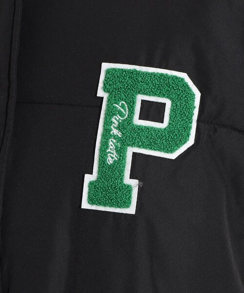 PINK-latte（ピンクラテ）の「◆中綿ベスト（その他アウター・キッズ・ブラック/ダークグリーン・15 /16/14）」の17枚目の写真