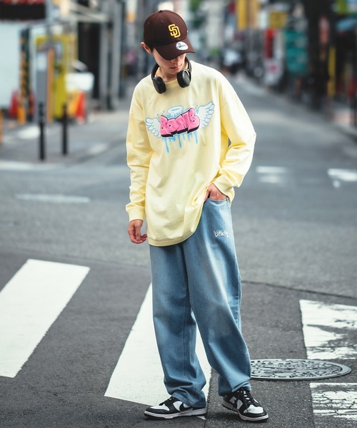 improves(インプローブス)の「ヒッププリント イージー バギーデニム/ツイルパンツ(デニムパンツ・メンズ・ホワイト/ブラック系/サックスブルー/ブラック・LARGE/MEDIUM)」の22枚目の写真