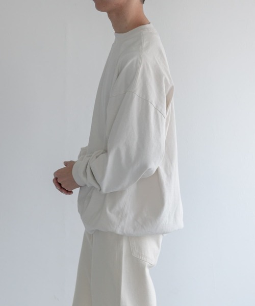 FORK&SPOON（フォークアンドスプーン）の「FORK&SPOON　強撚ヘビーウェイトロングスリーブTシャツ（Tシャツ/カットソー・メンズ・オートミール/モカ・4/5）」の3枚目の写真