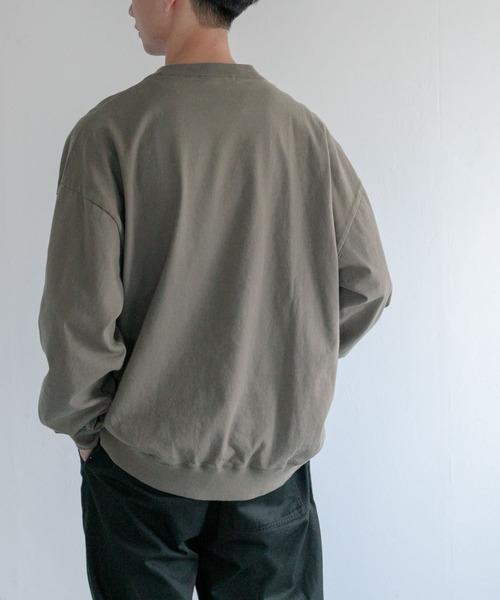 FORK&SPOON（フォークアンドスプーン）の「FORK&SPOON　強撚ヘビーウェイトロングスリーブTシャツ（Tシャツ/カットソー・メンズ・オートミール/モカ・4/5）」の12枚目の写真
