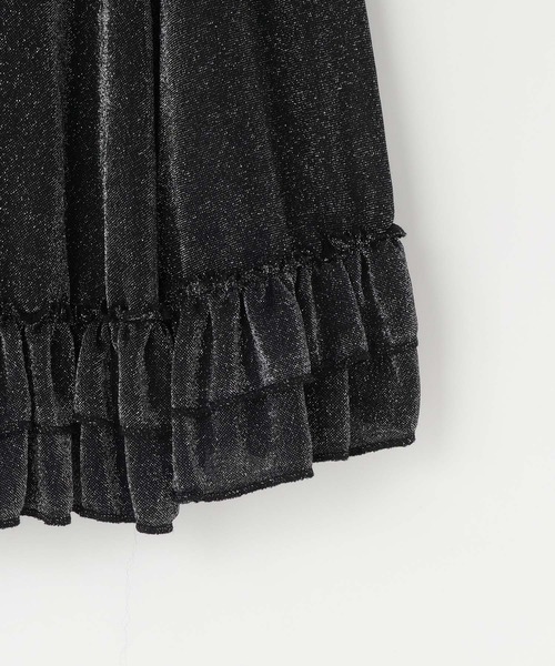 LOWRYS FARM（ローリーズファーム）の「ラメフリルスカート　981567（スカート・キッズ・シルバー/ゴールド・150/160）」の9枚目の写真