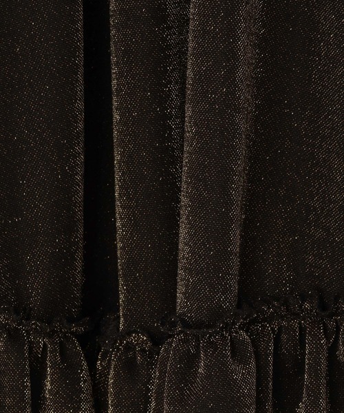 LOWRYS FARM（ローリーズファーム）の「ラメフリルスカート　981567（スカート・キッズ・シルバー/ゴールド・150/160）」の3枚目の写真