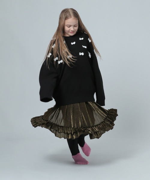 LOWRYS FARM（ローリーズファーム）の「ラメフリルスカート　981567（スカート・キッズ・シルバー/ゴールド・150/160）」の11枚目の写真