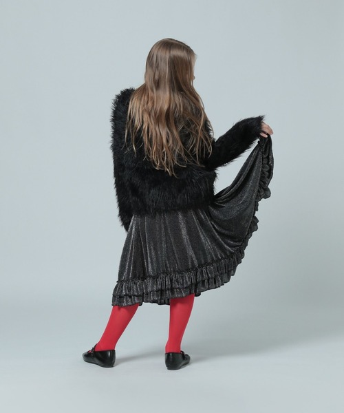 LOWRYS FARM（ローリーズファーム）の「ラメフリルスカート　981567（スカート・キッズ・シルバー/ゴールド・150/160）」の19枚目の写真