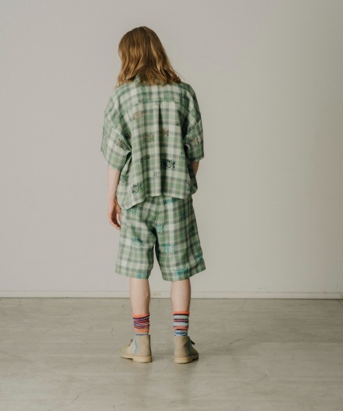 トップス 24SS FACETASM CHECK CROPPED SHIRT FACETASM（ファセッタズム）の「FACETASM CHECK CROPPED SHIRT（シャツ