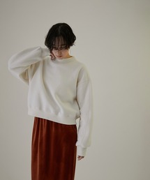 【WEB限定】クロップドスウェットプルオーバー