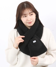 Lee（リー）の「Lee（リー）ボアフリースマフラー レディース メンズ/ティペット 無地（マフラー）」