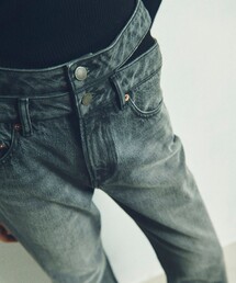 GRACE CONTINENTAL | ダブルウエストデニムパンツ(その他パンツ)