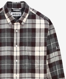AIGLE | ボタンダウン 長袖チェックシャツ(シャツ/ブラウス)