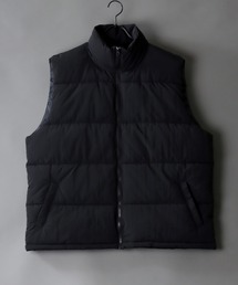 SITRY | nylon tussah fiber down vest/ナイロンタッサー ファイバーダウン パデッド 中綿 ベスト(ダウンベスト)