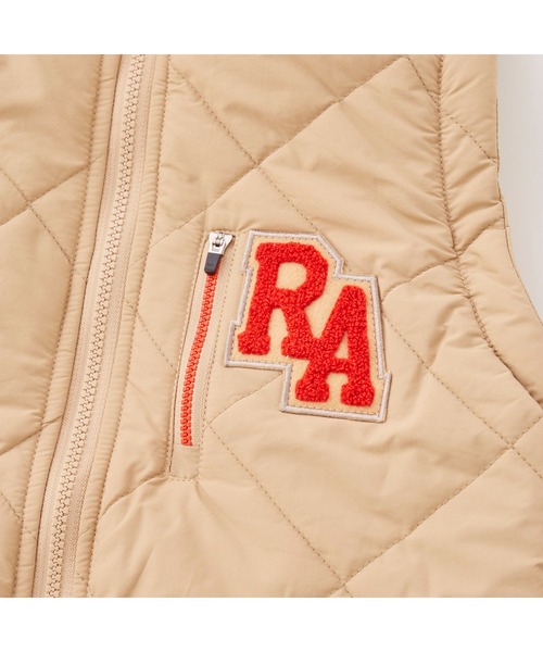 repipi armario（レピピ アルマリオ）の「repipi armario/レピピアルマリオ ブルゾン 中綿 子供用 ブランドロゴ 袖脱着式 ジップアップ キルティング ジャケット（ブルゾン・キッズ・ブラック/ベージュ/ホワイト・S/L/XL/M）」の20枚目の写真