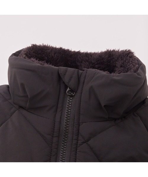 repipi armario（レピピ アルマリオ）の「repipi armario/レピピアルマリオ ブルゾン 中綿 子供用 ブランドロゴ 袖脱着式 ジップアップ キルティング ジャケット（ブルゾン・キッズ・ブラック/ベージュ/ホワイト・S/L/XL/M）」の12枚目の写真