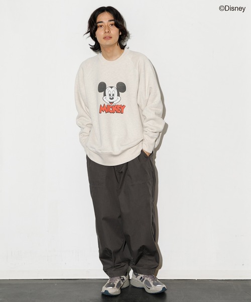AMERICAN RAG CIE(アメリカンラグシー)の「ミッキーマウス / スウェット(スウェット・メンズ・グレー/オートミール・L/M)」の8枚目の写真