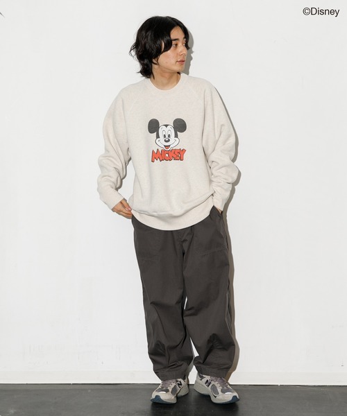 AMERICAN RAG CIE(アメリカンラグシー)の「ミッキーマウス / スウェット(スウェット・メンズ・グレー/オートミール・L/M)」の9枚目の写真