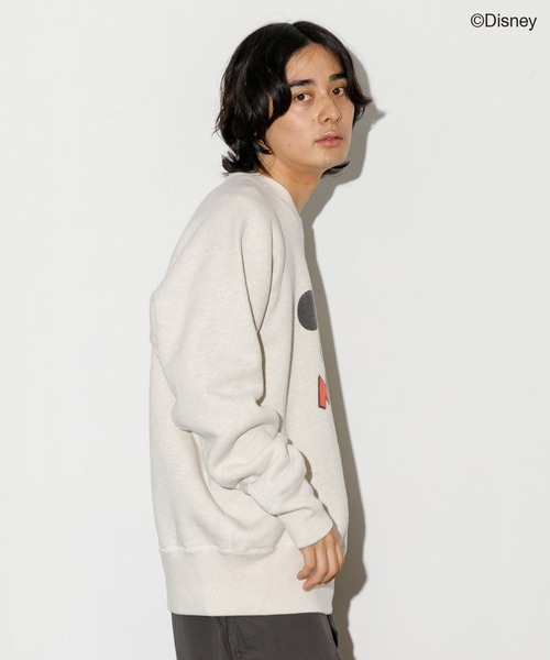 AMERICAN RAG CIE(アメリカンラグシー)の「ミッキーマウス / スウェット(スウェット・メンズ・グレー/オートミール・L/M)」の5枚目の写真