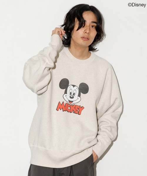 AMERICAN RAG CIE(アメリカンラグシー)の「ミッキーマウス / スウェット(スウェット・メンズ・グレー/オートミール・L/M)」の3枚目の写真