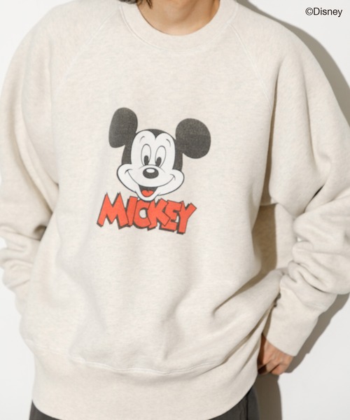 AMERICAN RAG CIE(アメリカンラグシー)の「ミッキーマウス / スウェット(スウェット・メンズ・グレー/オートミール・L/M)」の7枚目の写真