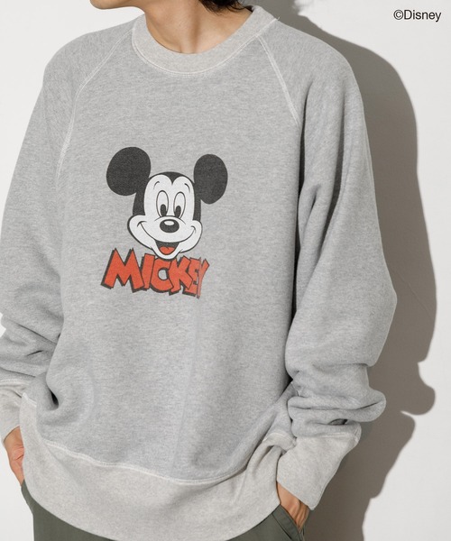 AMERICAN RAG CIE(アメリカンラグシー)の「ミッキーマウス / スウェット(スウェット・メンズ・グレー/オートミール・L/M)」の16枚目の写真