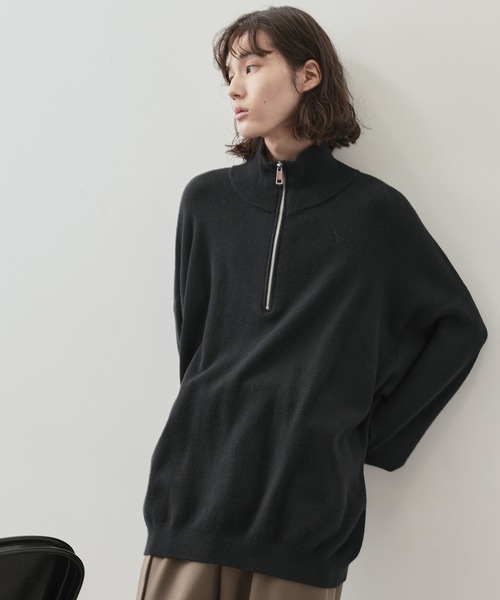 JUNRED（ジュンレッド）の「PBTビックハーフジップニット（ニット