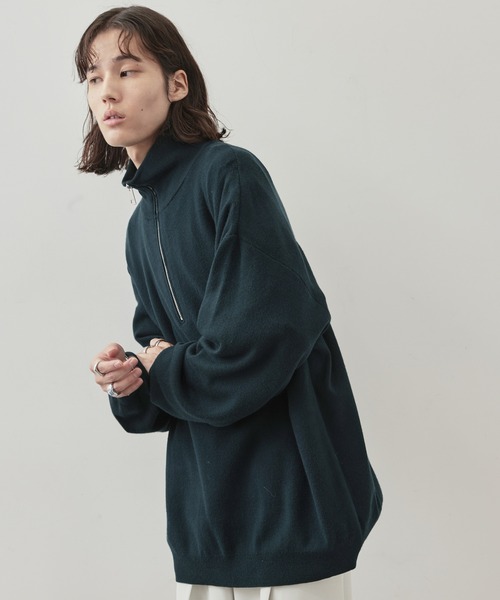 JUNRED（ジュンレッド）の「PBTビックハーフジップニット（ニット