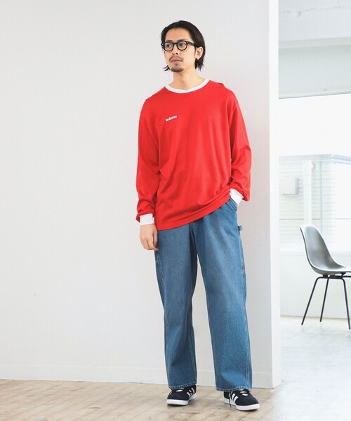 B:MING by BEAMS(ビーミングバイビームス)の「ambiance / Game Shirts Long Sleeve(Tシャツ/カットソー・メンズ・オフホワイト/レッド/ネイビー・X-LARGE/MEDIUM/SMALL/LARGE)」の5枚目の写真