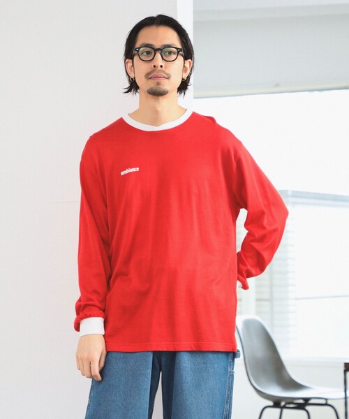 B:MING by BEAMS(ビーミングバイビームス)の「ambiance / Game Shirts Long Sleeve(Tシャツ/カットソー・メンズ・オフホワイト/レッド/ネイビー・X-LARGE/MEDIUM/SMALL/LARGE)」の7枚目の写真