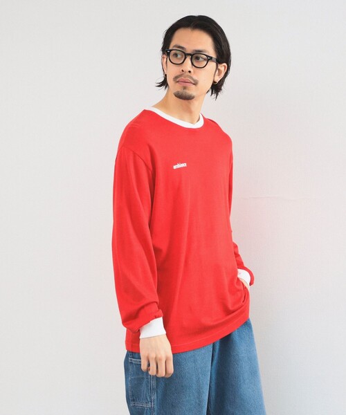 B:MING by BEAMS(ビーミングバイビームス)の「ambiance / Game Shirts Long Sleeve(Tシャツ/カットソー・メンズ・オフホワイト/レッド/ネイビー・X-LARGE/MEDIUM/SMALL/LARGE)」の8枚目の写真