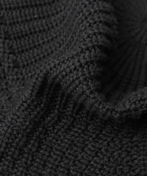 UNIVERSAL OVERALL(ユニバーサルオーバーオール)の「深被り ニットバケットハット(ハット・メンズ・ブラック・FREE)」の8枚目の写真