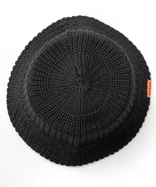 UNIVERSAL OVERALL(ユニバーサルオーバーオール)の「深被り ニットバケットハット(ハット・メンズ・ブラック・FREE)」の20枚目の写真
