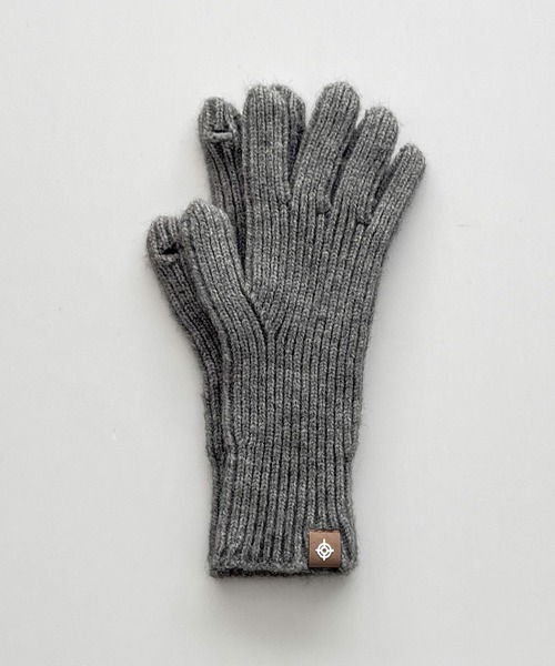 CANAL JEAN（キャナルジーン）の「El mar　ホールタッチニットグローブ（手袋・レディース・ベージュ/ブラック/グレー/ブルー・ONE SIZE）」の13枚目の写真