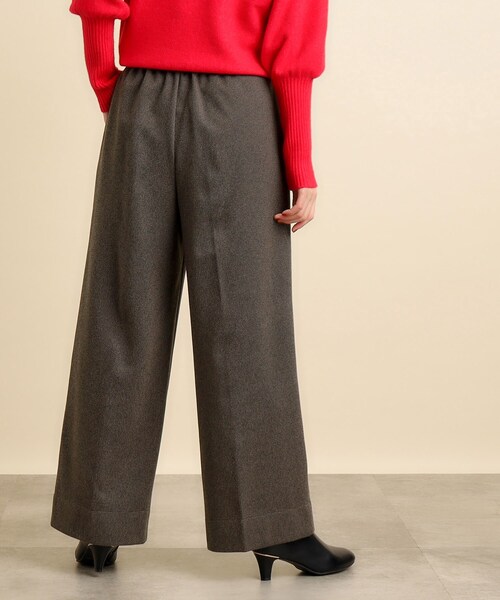 grove（グローブ）の「◆あたたかみあるシャドーギンガムマリンワイドパンツ（その他パンツ・レディース・ダークグレー/ナチュラル/ダークブラウン・02/03/04/01/05）」の6枚目の写真