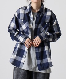 MOSSIMO（モッシモ）オンブレチェックシャツ（シャツ/ブラウス