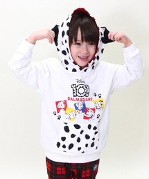 親子お揃い ディズニー 耳付き キャラクター パーカー 9050K