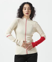 AULA | AULA/アウラ/Blocking Color Knit Tops(ニット/セーター)