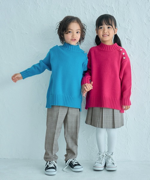 ROPE' PICNIC(ロペピクニック)の「【KIDS】チェック柄ボックスプリーツスカート/セレモニー(スカート・キッズ・ライトグレー・140/120/110/130/150)」の8枚目の写真