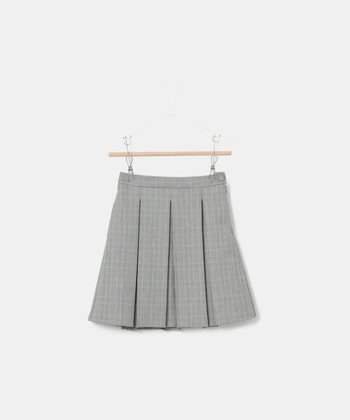 ROPE' PICNIC(ロペピクニック)の「【KIDS】チェック柄ボックスプリーツスカート/セレモニー(スカート・キッズ・ライトグレー・140/120/110/130/150)」の9枚目の写真