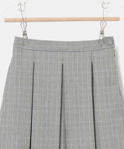 ROPE' PICNIC(ロペピクニック)の「【KIDS】チェック柄ボックスプリーツスカート/セレモニー(スカート・キッズ・ライトグレー・140/120/110/130/150)」の11枚目の写真