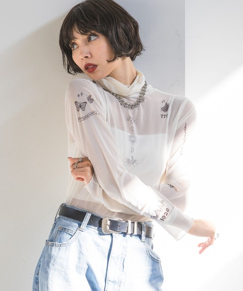 【AMBUSH】ベーシックTシャツ（タートルネック ） マシンウォッシャブル 】ベーシックタートルネック