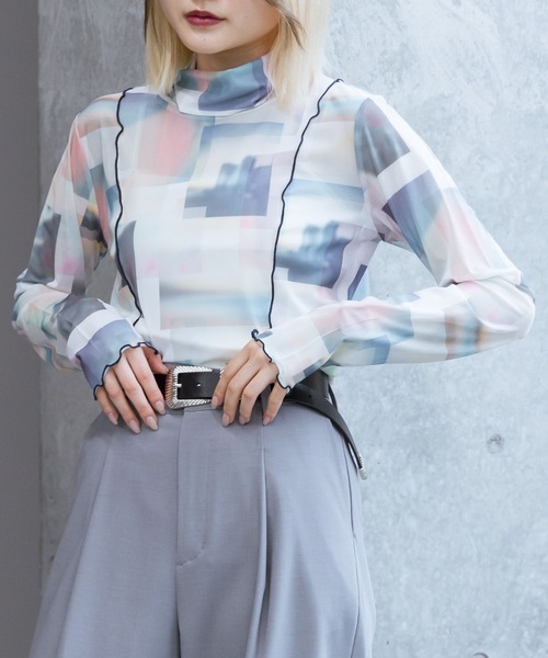 PAGEBOY（ページボーイ）の「クシュタートルシアーアソート（Tシャツ/カットソー・レディース・オフホワイト/ブラック/ブルー系その他/ホワイト系その他/オレンジ・FREE）」の20枚目の写真