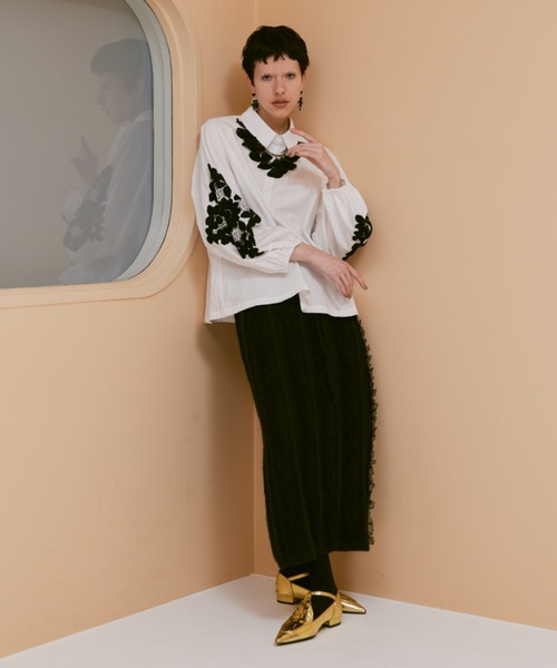 manana suerte（マニャーナスエルテ）の「エンブロイダリースリーブブラウス（シャツ/ブラウス・レディース・ホワイト・FREE）」の8枚目の写真