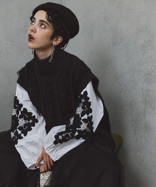 manana suerte（マニャーナスエルテ）の「エンブロイダリースリーブブラウス（シャツ/ブラウス・レディース・ホワイト・FREE）」の14枚目の写真