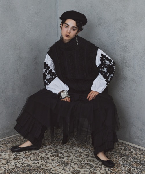 manana suerte（マニャーナスエルテ）の「エンブロイダリースリーブブラウス（シャツ/ブラウス・レディース・ホワイト・FREE）」の16枚目の写真