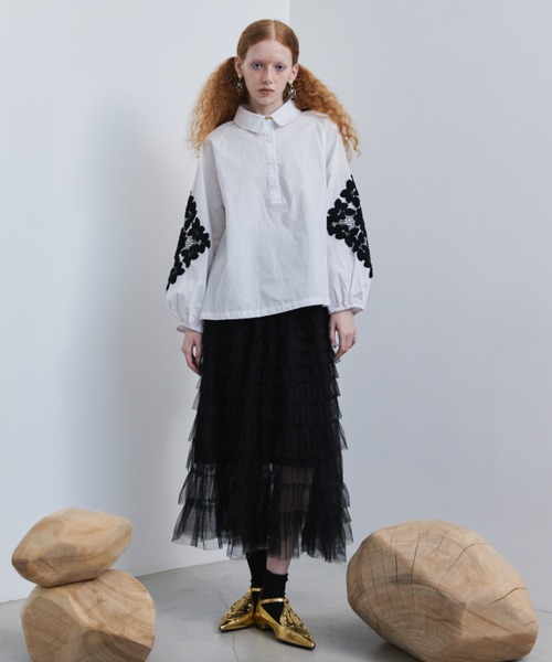 manana suerte（マニャーナスエルテ）の「エンブロイダリースリーブブラウス（シャツ/ブラウス・レディース・ホワイト・FREE）」の19枚目の写真