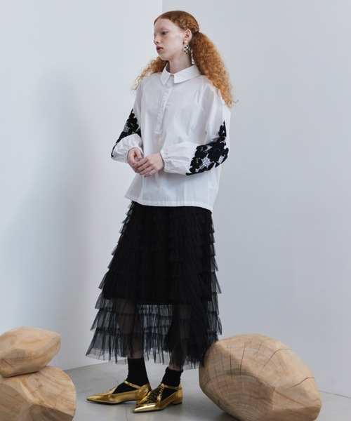 manana suerte（マニャーナスエルテ）の「エンブロイダリースリーブブラウス（シャツ/ブラウス・レディース・ホワイト・FREE）」の18枚目の写真