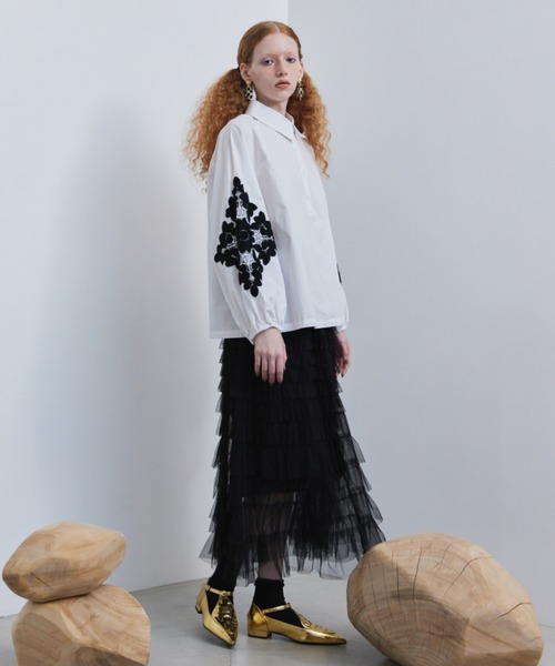 manana suerte（マニャーナスエルテ）の「エンブロイダリースリーブブラウス（シャツ/ブラウス・レディース・ホワイト・FREE）」の17枚目の写真