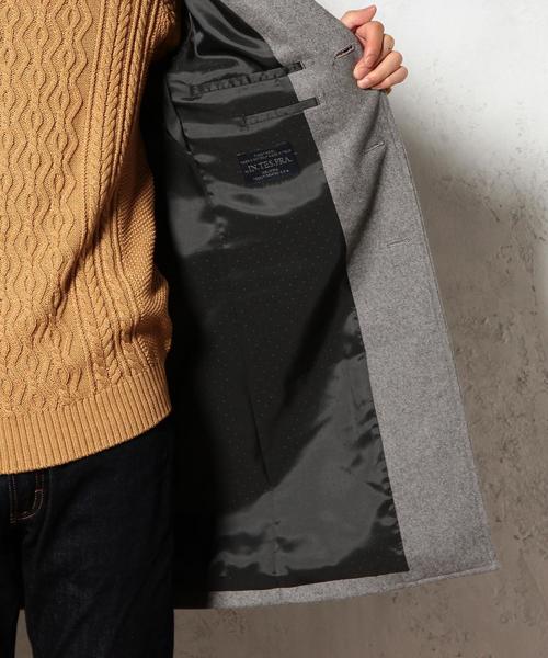 green label relaxing(グリーンレーベルリラクシング)の「INTESPRA/MELTON チェスターコート(チェスターコート・メンズ・ブラック/ライトグレー/ネイビー/その他1・X-LARGE/X-SMALL/SMALL/LARGE/MEDIUM)」の13枚目の写真