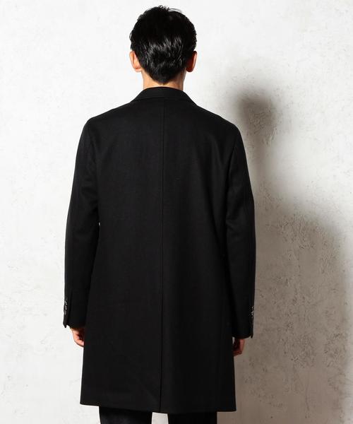 green label relaxing(グリーンレーベルリラクシング)の「INTESPRA/MELTON チェスターコート(チェスターコート・メンズ・ブラック/ライトグレー/ネイビー/その他1・X-LARGE/X-SMALL/SMALL/LARGE/MEDIUM)」の5枚目の写真